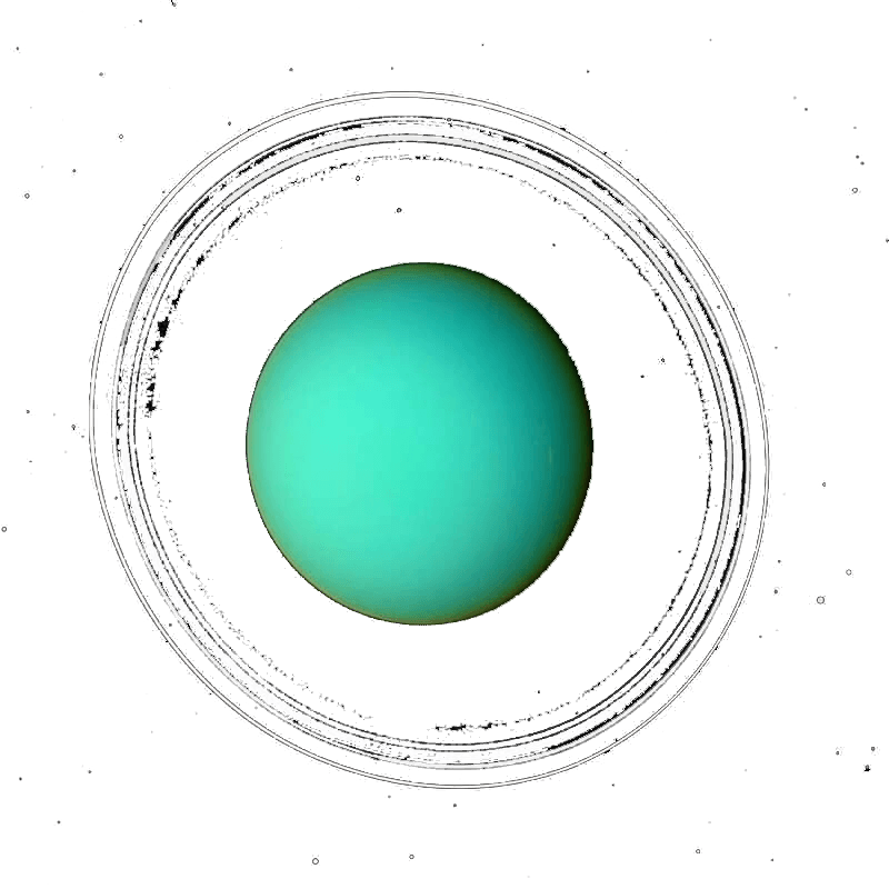 Picture of planet Uranus